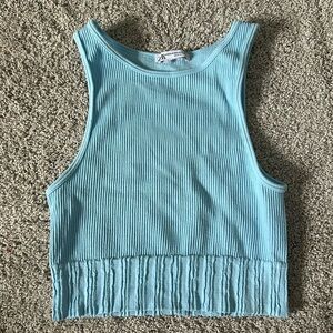 Zara cropped tank.